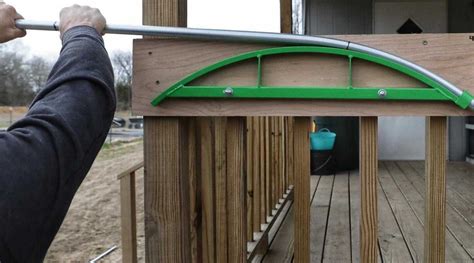 bending metal for hop houses with peak|bending hoops for hoop house.